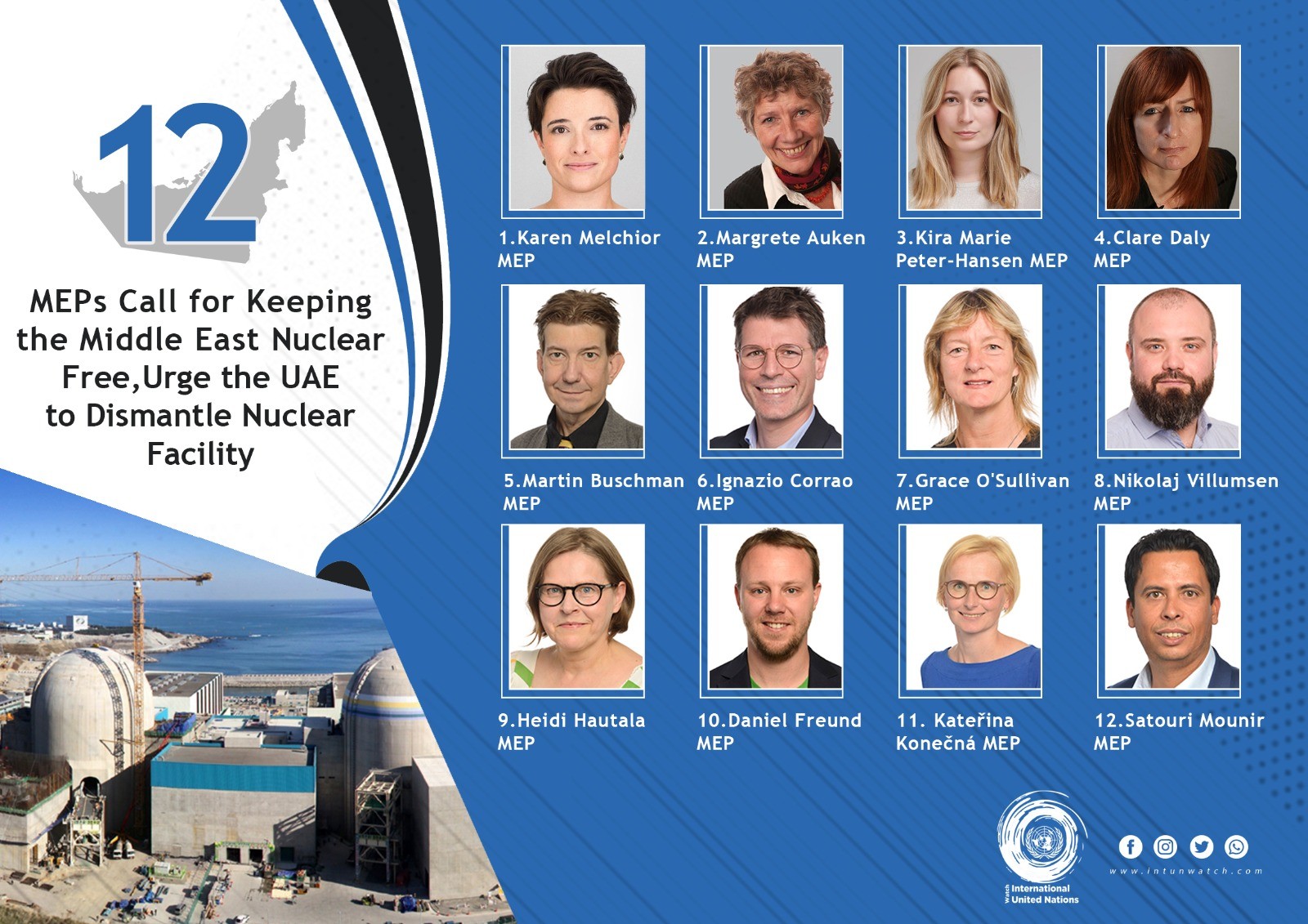  13 EU MEPs Call for Nuclear-Free Middle East