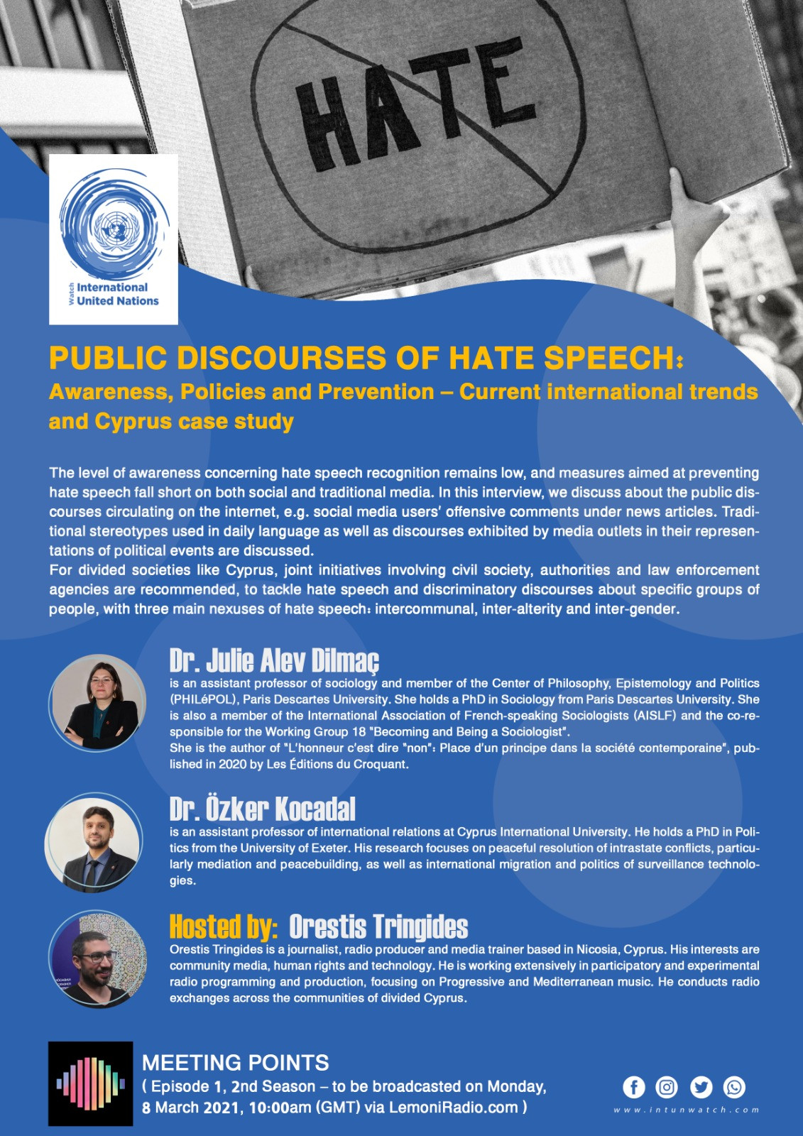  PUBLIC DISCOURSES OF HATE SPEECH: Awareness, Policies and Prevention in Cyprus