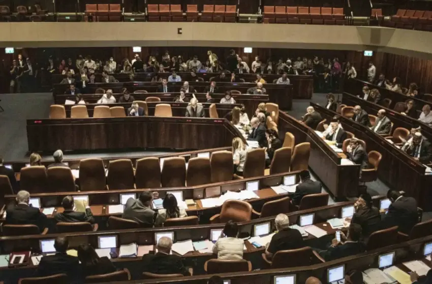  Israeli parliament voted against UNRWA labeling it as a terror agency