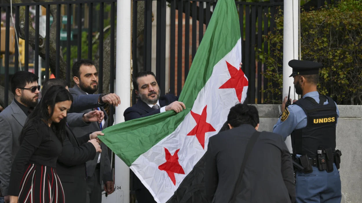 Syria’s new government makes UN debut in New York