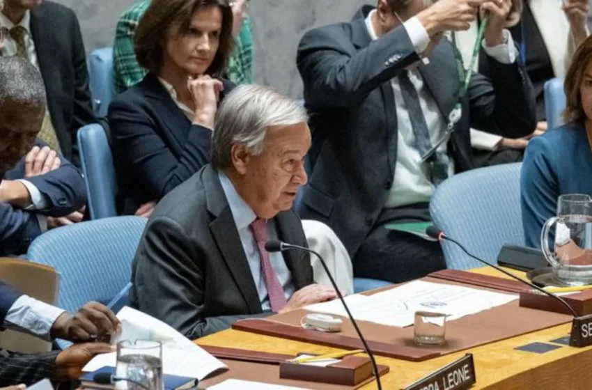  We Cannot Let Lebanon Fail: UN Relief Chief’s Warning to the Security Council